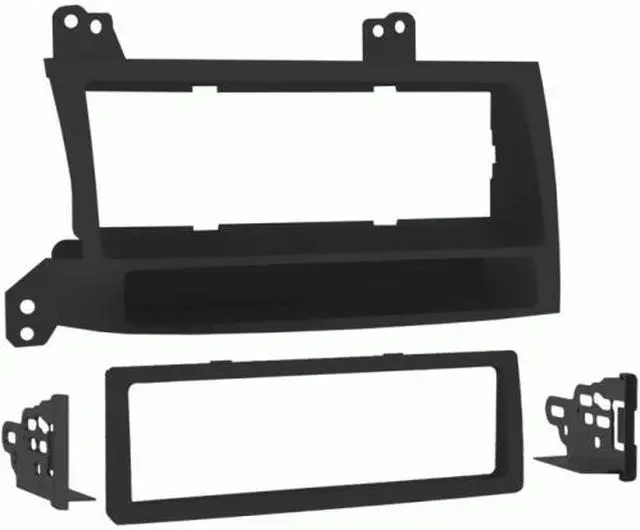 Alt view image 3 of 6 - Metra 99-7333 Single DIN Installation Dash Kit for 2009-up Hyundai Sonata (Black)