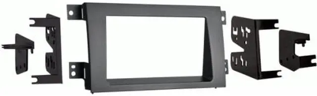 Alt view image 3 of 6 - METRA 95-7870G DOUBLE DIN INSTALL KIT W/ GRAY FINISH FOR 2005-UP HONDA RIDGELINE
