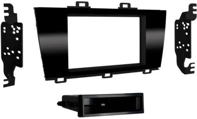 Alt view image 3 of 12 - Metra 99-8906HG Black Single DIN Stereo Dash Kit for 15-up Subaru Legacy/Outback