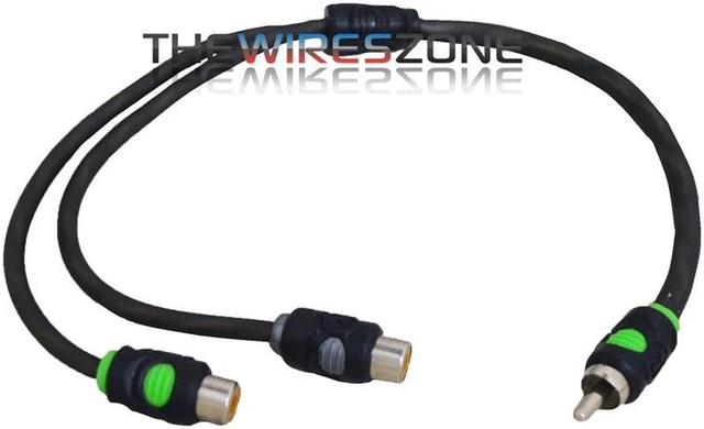 Alt view image 4 of 4 - Raptor R5Y2F1M Pro Series 2-Channel Dual Twist RCA Y-Adapter (2 Female - 1 Male)