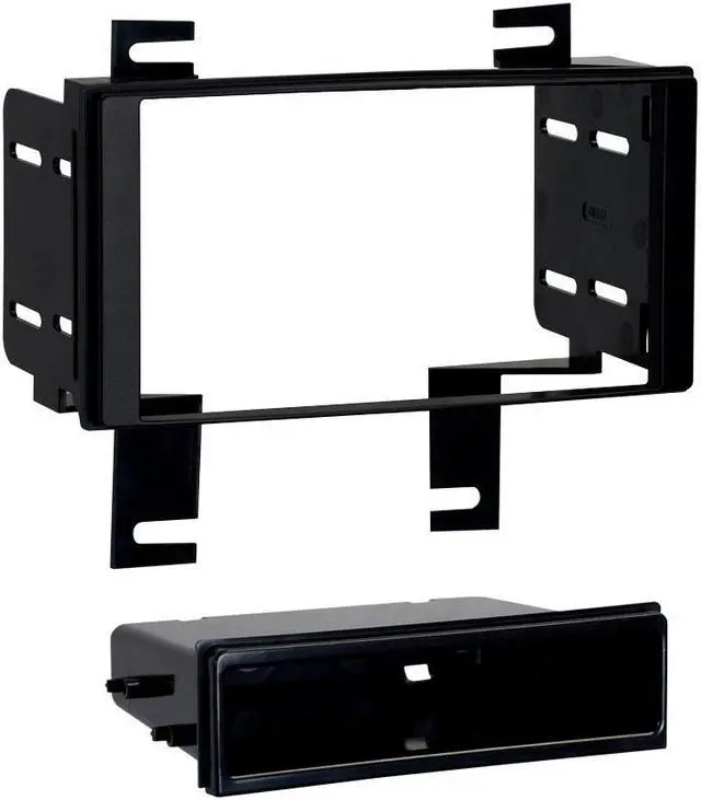 Alt view image 3 of 5 - Metra 99-7616 Single/Double DIN Stereo Dash Kit for Select 2012-up Nissan Rogue
