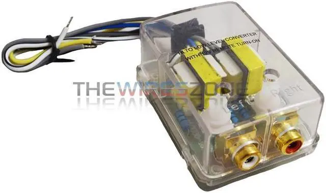 Alt view image 2 of 6 - 2-Channel High to Low Line Output Converter w/ Built-in 12 Volt Remote Turn-On