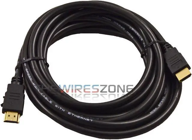 Alt view image 2 of 2 - Male HDMI to HDMI 3' Feet AV Cable with Ethernet for HDTV DVD PC 1080p 1080i 4K