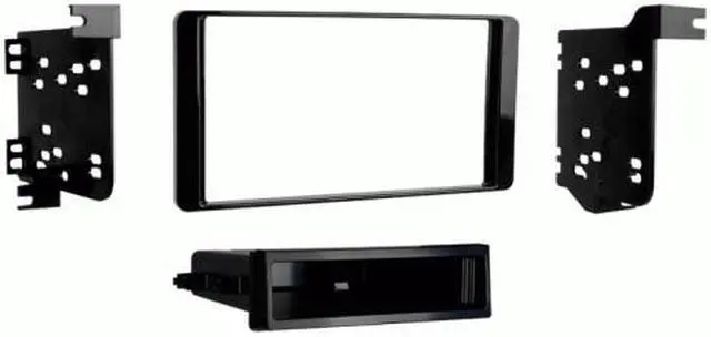 Alt view image 3 of 3 - Metra 99-7015CHG Single DIN Stereo Dash Kit for 2014-up Mitsubishi Outlander