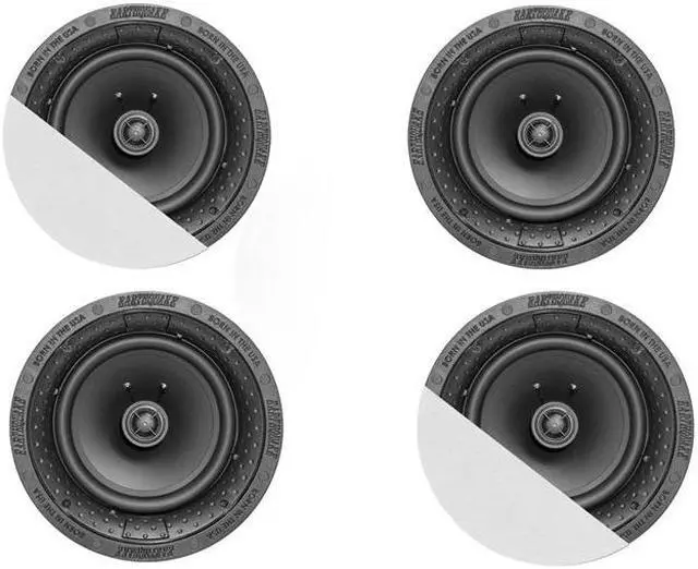 Alt view image 5 of 6 - Earthquake Sound R650 6.5" In Ceiling Speakers(2pairs)w/Magnetic Grill