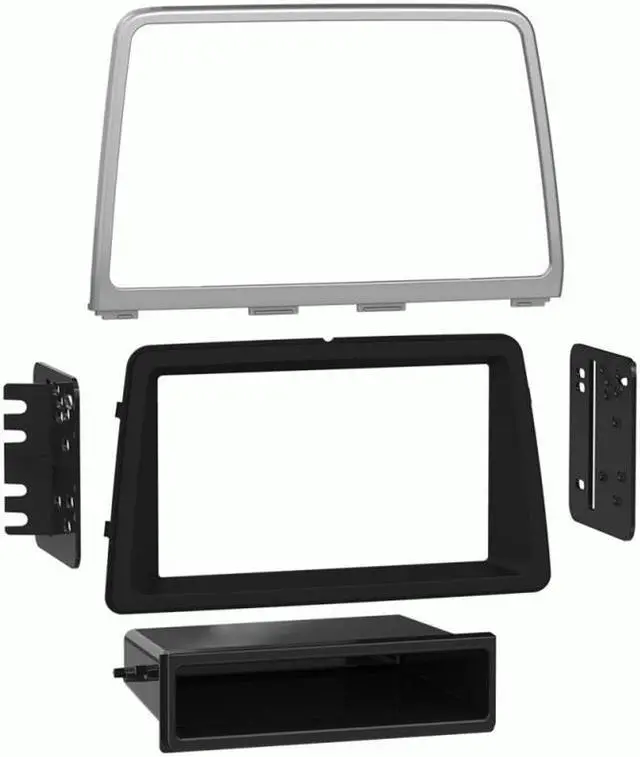Alt view image 2 of 3 - Metra 99-7383 Single or Double Din Dash Kit for Select Hyundai Sonata 2018-up