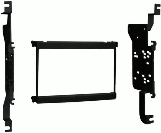 Alt view image 3 of 6 - Metra 95-8157B (Black) Double DIN Installation Kit for 1992-2000 Lexus SC300 and SC400
