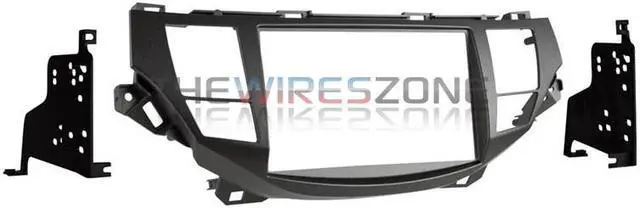 Alt view image 4 of 6 - Metra 95-7807 Dark Charcoal Double DIN Stereo Dash Kit for Select 2008-12 Honda