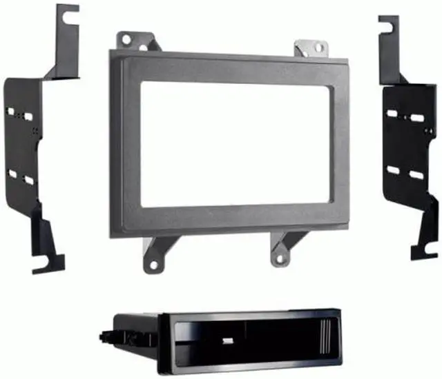 Alt view image 2 of 3 - Metra 99-3045G Single/Double DIN Stereo Dash Kit for Select 1994-97 GM Vehicles