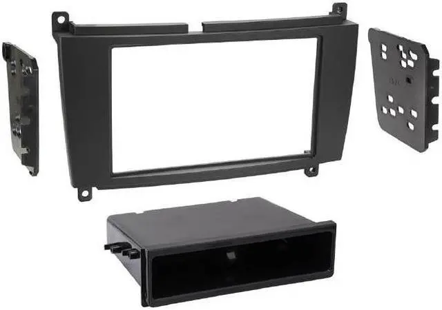 Alt view image 3 of 6 - Metra 99-8724B 1 or 2-DIN Dash Kit for Mercedes Benz CLK Class 2005-2006