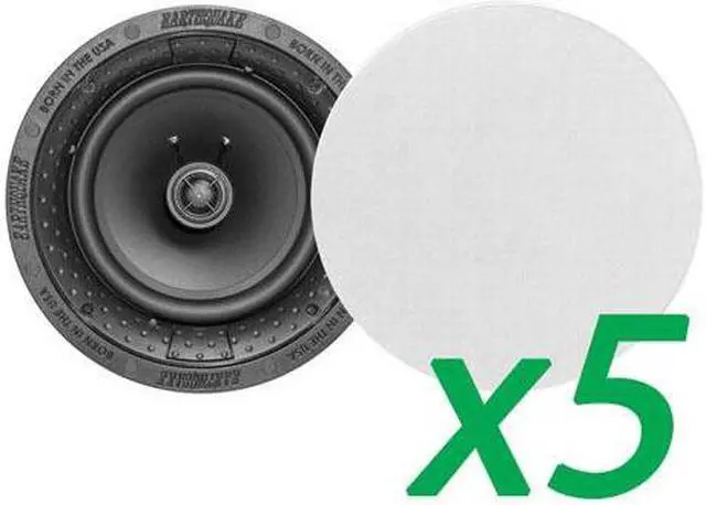 Alt view image 4 of 5 - Earthquake Sound 5-Pairs R800 8" In Ceiling Speakers w/ Magnetic Paintable Grill
