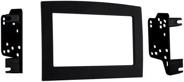 Alt view image 6 of 17 - Metra 95-6528B Black Double DIN Dash Kit for Select Dodge Ram 1500/2500/3500