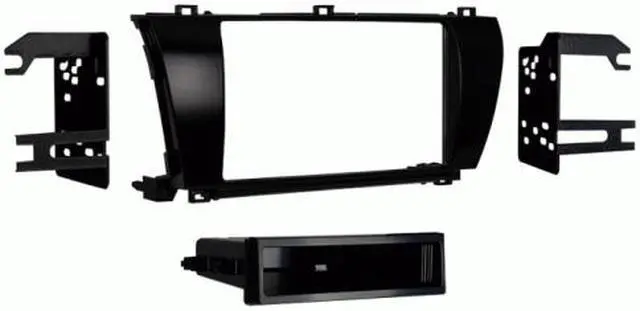 Alt view image 3 of 5 - Metra 99-8245CHG Single DIN Stereo Dash Kit for 2014-up Toyota Corolla Vehicles