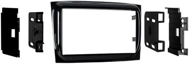 Alt view image 2 of 5 - Metra 95-6531HG Black Double DIN Stereo Dash Kit for 2015-up Ram Promaster City