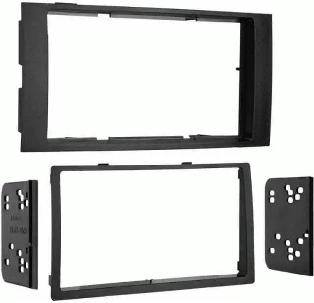 Alt view image 4 of 8 - Metra 95-9009 Double DIN Installation Kit for 2004-up VW Touareg Vehicles