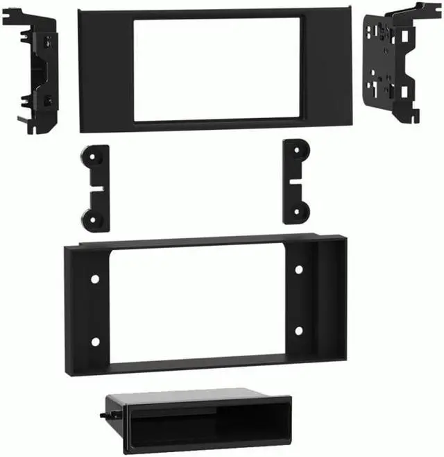 Alt view image 2 of 6 - Metra 99-9402B 1 or 2 Din Dash Kit for Select Land Rover Range Rover 2003-2012