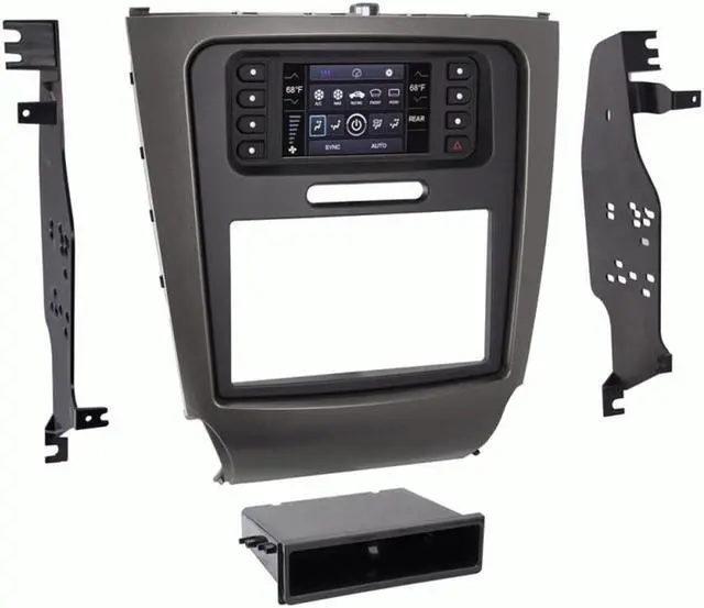 Alt view image 4 of 8 - Metra 99-8163 Single/Double DIN Dash Kit select Lexus IS Series (without NAV) 06-15