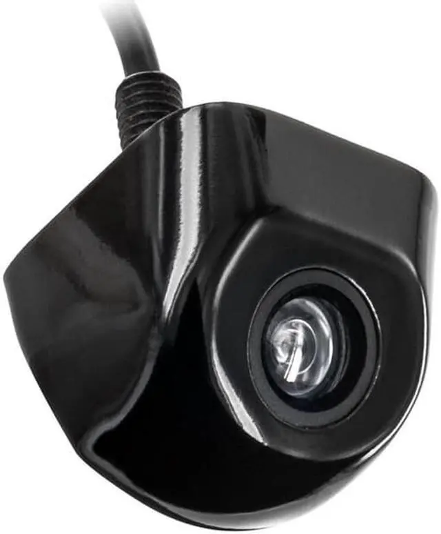 Alt view image 4 of 13 - iBeam TE-LPGC Above License Plate Backup Cam with Gloss Black Metal Housing
