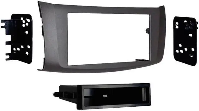 Alt view image 4 of 5 - Metra 99-7618G Single DIN Dash Kit with Pocket for select Nissan Sentra 2013-Up