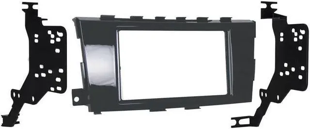 Alt view image 5 of 7 - Metra 95-7617GHG Grey Double DIN Stereo Dash Kit for 2013-up Nissan Altima Sedan