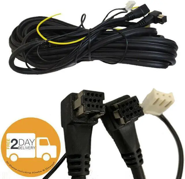 Alt view image 5 of 5 - Pioneer IP BUS Data Cable 17’ Feet Long CD Changer AVH with 3 Pin Power Plug