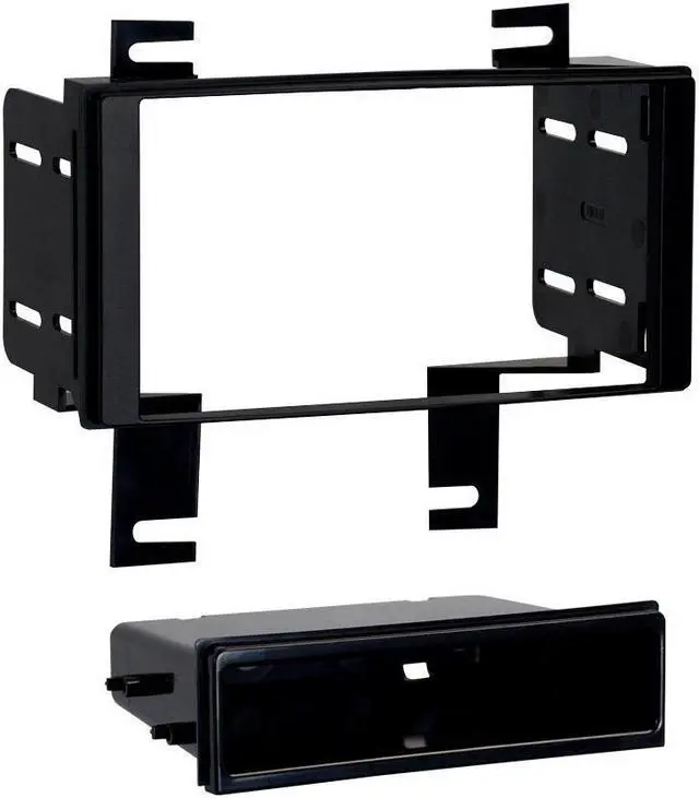 Alt view image 4 of 5 - Metra 99-7616 Single/Double DIN Stereo Dash Kit for Select 2012-up Nissan Rogue