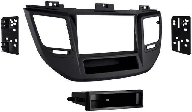 Alt view image 5 of 6 - Metra 99-7369B Black Single DIN Car Stereo Dash Kit for 2016-up Hyundai Tucson