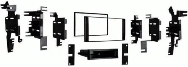 Alt view image 4 of 7 - Metra 99-7624 Single/Double DIN Stereo Multi-Dash Kit for Select 2007-up Nissan