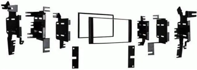 Alt view image 5 of 6 - Metra 95-7624 Double DIN Stereo Dash Multi-Kit for Select 07-up Nissan Vehicles