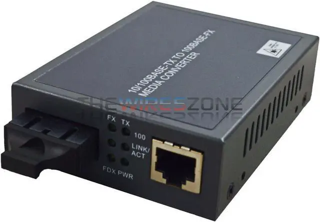 Alt view image 8 of 8 - Araneus RJ45, 10/100 Base-TX to Fiber-SC 100 Base-FX Multi Mode Converter - 1 x Network (RJ-45) - 1 x SC Ports - No -