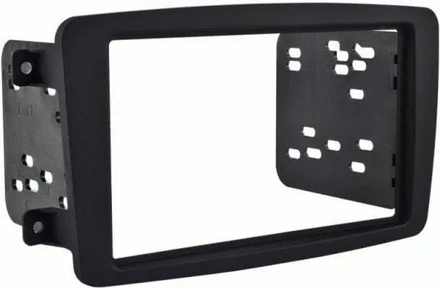 Alt view image 4 of 6 - Metra 95-8722B Black Double DIN Stereo Dash Kit for Select 2001-2006 Mercedes