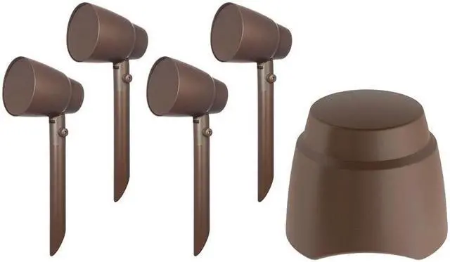 Alt view image 5 of 6 - Speakercraft  4" All-Weather Outdoor Speaker Kit with 8" Hardscape Subwoofer