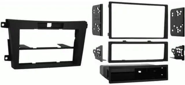 Alt view image 5 of 5 - Metra 99-7508 Single DIN/Double DIN Installation Kit for 2007-2008 Mazda CX7 (Black)