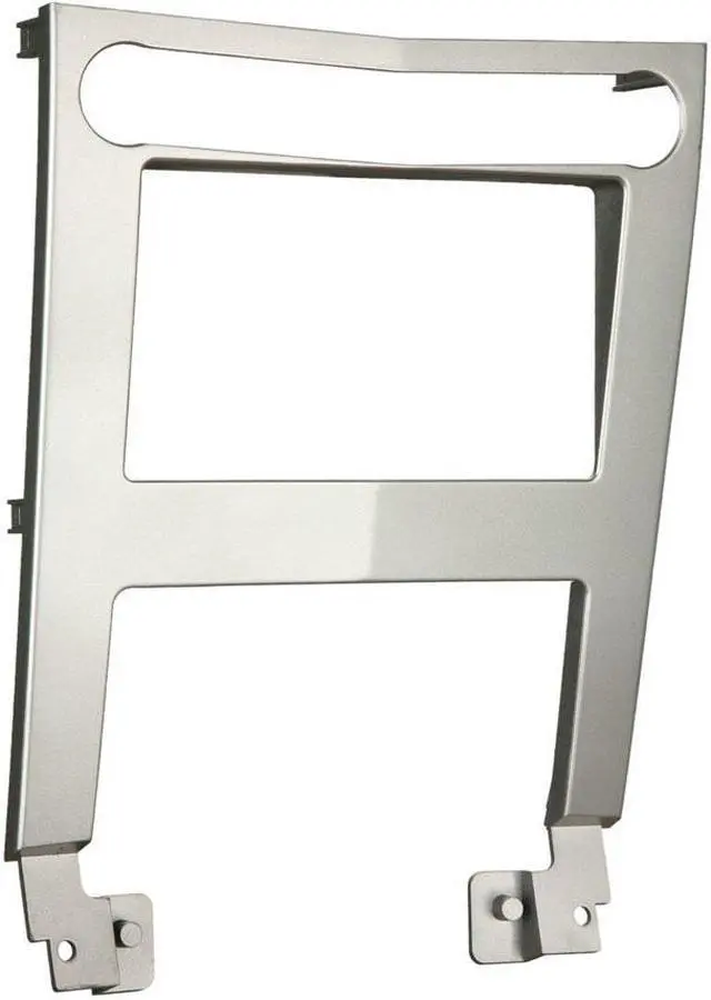 Alt view image 5 of 7 - Metra 95-7404S (silver) Double DIN Installation Dash Kit for 2004-2006 Nissan Maxima, Painted Silver to Match Factory Dash