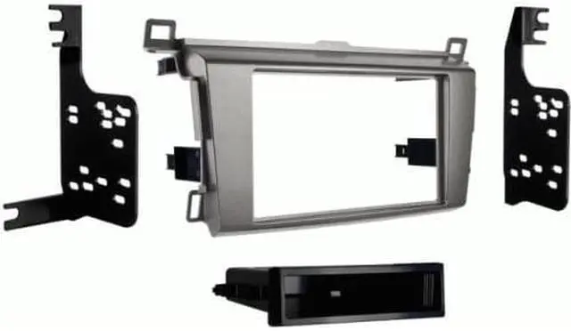 Alt view image 7 of 8 - Metra 99-8242G Single DIN Stereo Dash Kit for 2013-up Toyota RAV4 Vehicles