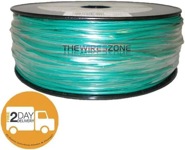 Alt view image 6 of 7 - Metra - The-Install-Bay - Fishman PWGN18500 18-Gauge Green Primary Wire 500 ft. Coil