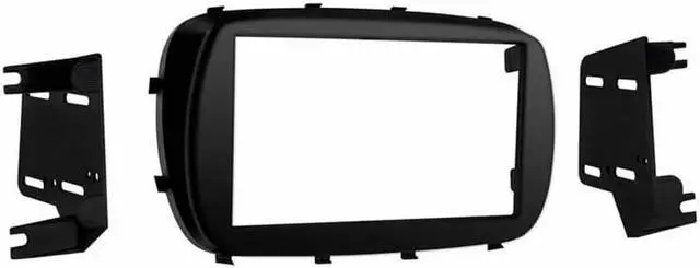 Alt view image 2 of 3 - Metra 95-6535B Matte Black Double DIN Stereo Dash Kit for 2016-up Fiat 500X