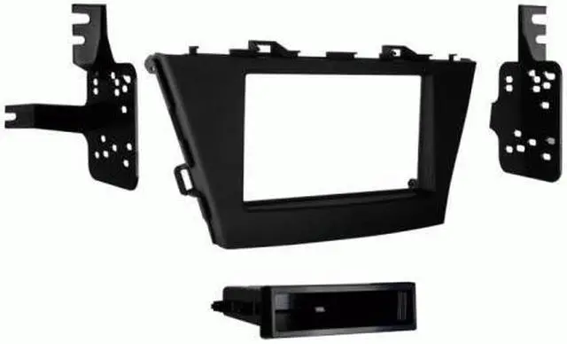Alt view image 5 of 7 - Metra 99-8243B Single DIN Stereo Dash Kit for 2012-up Toyota Prius V Vehicles