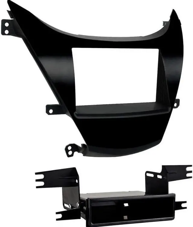 Alt view image 6 of 7 - Metra 99-7346B Single or Double DIN Dash Kit for Hyundai Elantra 2011 - 2013