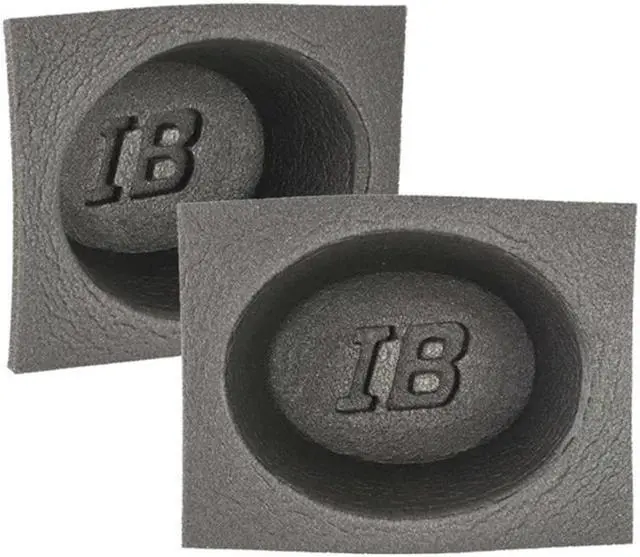 Alt view image 5 of 5 - The Install Bay IBBAF57 5" x 7" Foam Car Audio Black Speaker Baffle (pair) 5x7