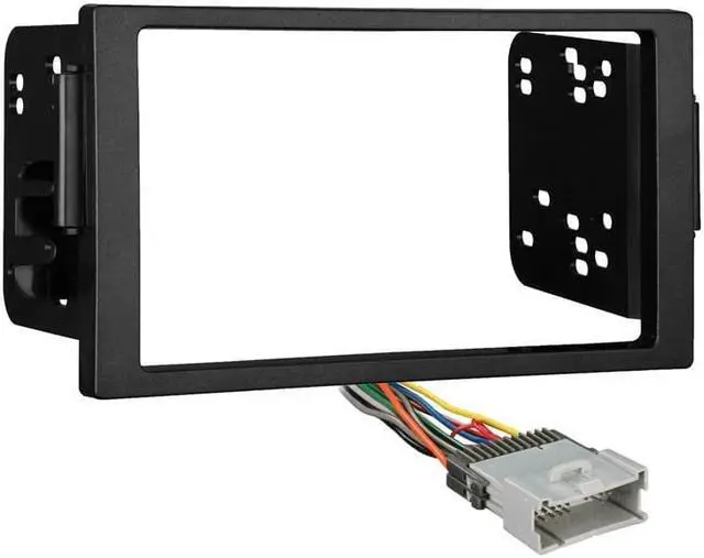 Alt view image 5 of 6 - Metra 95-3106 Double DIN Stereo Dash Kit + Harness for Select 2000-2005 Saturn
