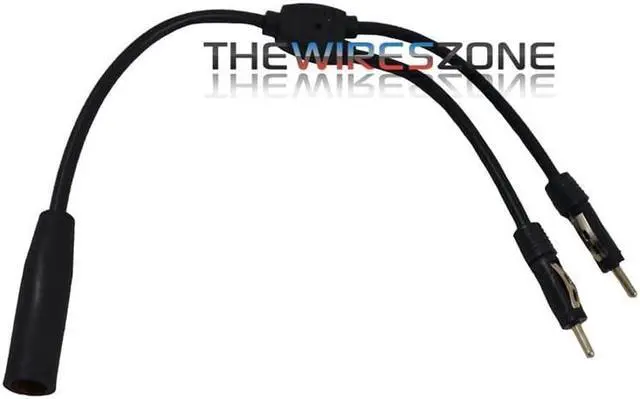 Alt view image 4 of 4 - Free & Fast Shipping Universal Female to 2 Male Motorola Antenna Adapter Cable