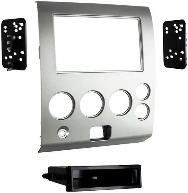 Alt view image 4 of 14 - Metra 99-7629S Single/Double DIN Dash Kit for Select 2004-07 Nissan Armada/Titan