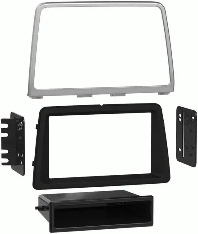 Alt view image 3 of 3 - Metra 99-7383 Single or Double Din Dash Kit for Select Hyundai Sonata 2018-up