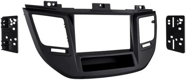 Alt view image 4 of 5 - Metra 95-7369B Black Double DIN Car Stereo Dash Kit for 2016-up Hyundai Tucson