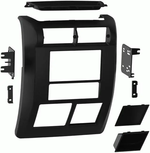 Alt view image 3 of 13 - Metra - 956549 - 1997-2002 Jeep Wrangler DDIN In-Dash Install Kit