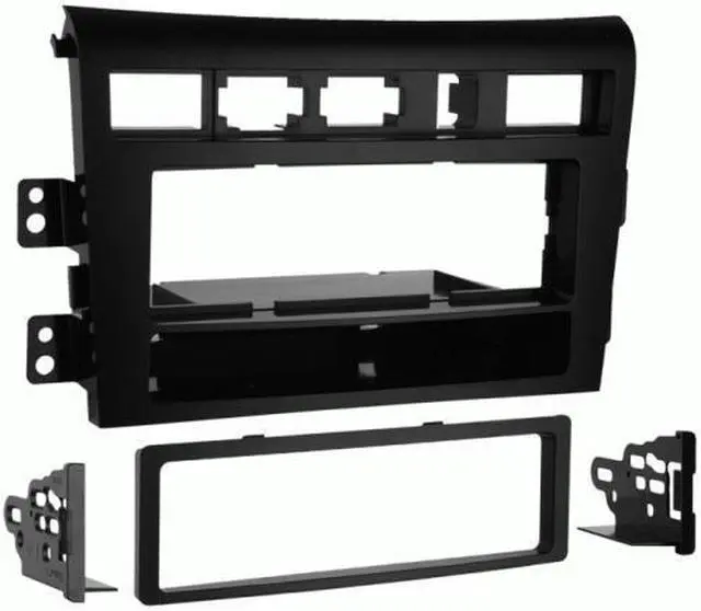 Alt view image 2 of 3 - Metra 99-7331 Single DIN Installation Kit for 2007 Kia Amanti Vehicles (Black)