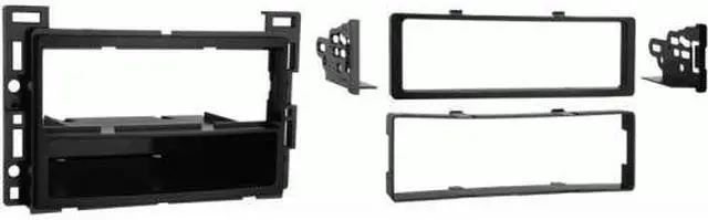 Alt view image 11 of 15 - Metra 99-3302 Metra gm/pontiac/ saturn din dash kit with pocket