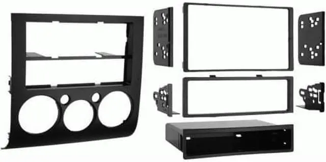 Alt view image 5 of 10 - METRA 99-7012 SINGLE / DOUBLE DIN INSTALLATION KIT FOR 2004-UP MITSUBISHI GALANT