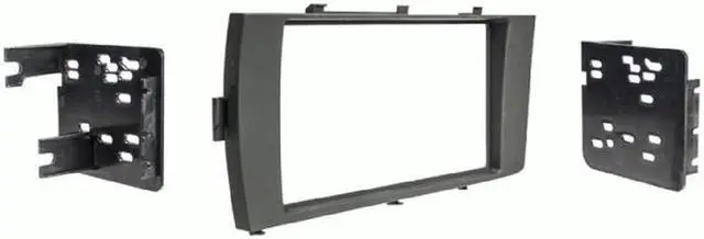 Alt view image 5 of 5 - Metra 95-8259B Matte Black Double DIN Dash Kit for Select 2015-up Toyota Prius C